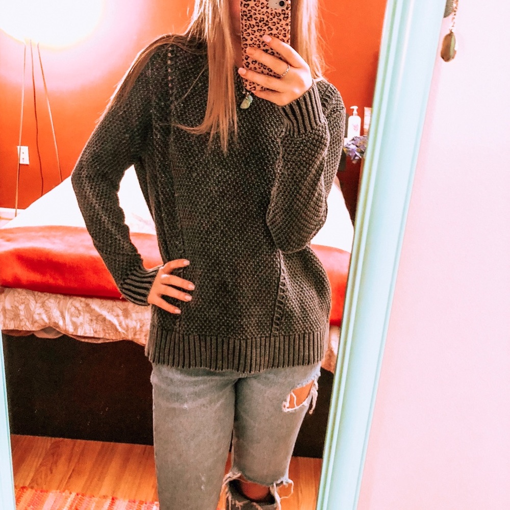 LA Hearts Pacsun Gray Sweater